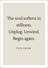 Ladda upp bild till gallerivisning, &quot;Begin again&quot; poster - TOVE FRANK
