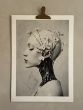 Ladda upp bild till gallerivisning, Between Mind and Machine | Studio Sale – Handmålat provtryck - TOVE FRANK
