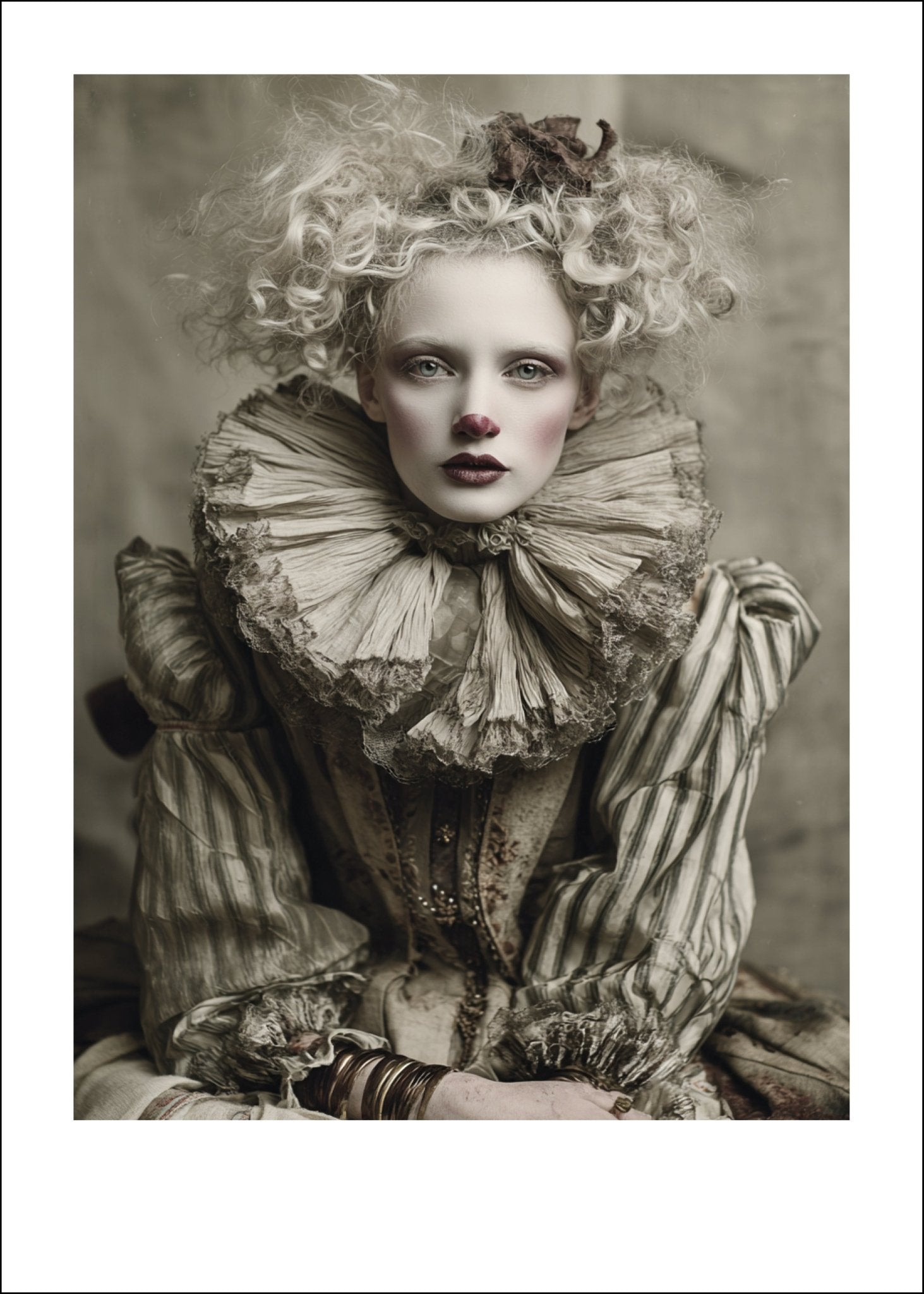 Ivory Pierrot Poster Tove Frank Art Print TOVE FRANK ivory-pierrot-poster-tove-frank-art-print-tove-frank