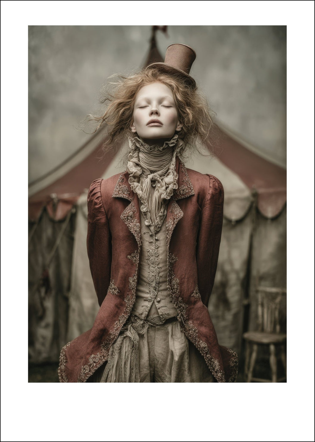 Scarlet Hush - poster - TOVE FRANK